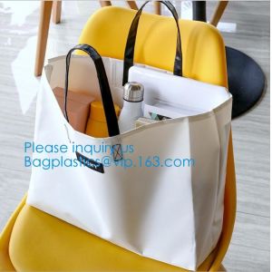 China Waterproof PVC Tarpaulin Tote Bag Compact Portable Durable Tarpaulin Cloth Reflector Attached Carry-On Container on sale