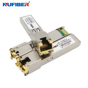 10 100 1000Base-T RJ45 Copper 100M DDM Ethernet SFP Module