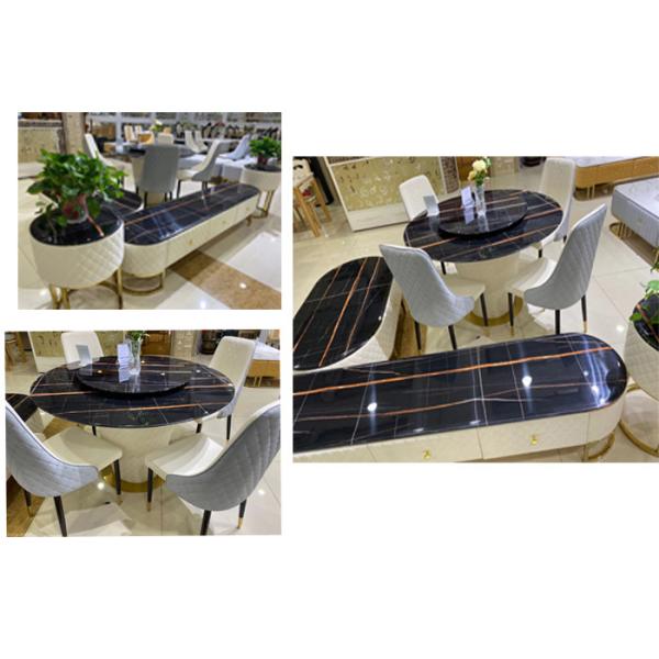 Quality Modern Design Faux Marble Tv Stand Non - Radioactive With Natural Texture wholesale