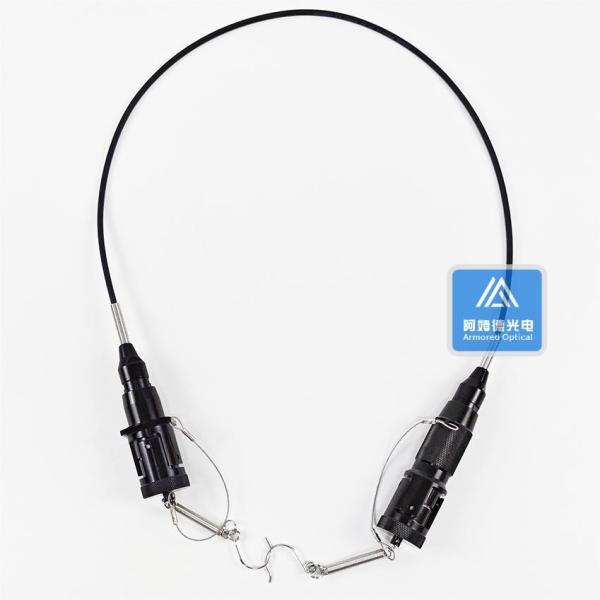 4f Tactical Armored Fiber Jumper Military Jumper Metallic Connector TPU Jacket 5