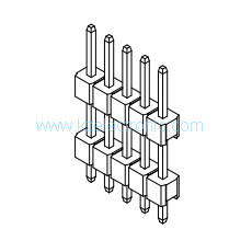 Cheap 2.54mm single row straight DIP pin header connector for sale