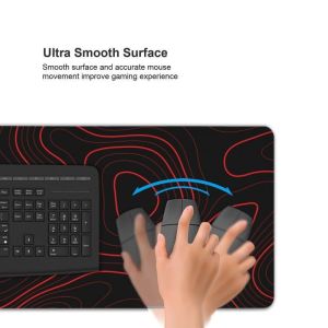 Laptop/ Desktop Custom Personalized Logo Printed Waterproof Rubber Gaming Mouse