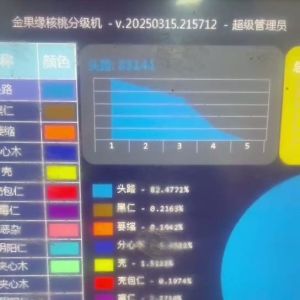 Walnut Kernel Sorting Machine With Smart Dual-Camera Scanning AI-Powered Deep