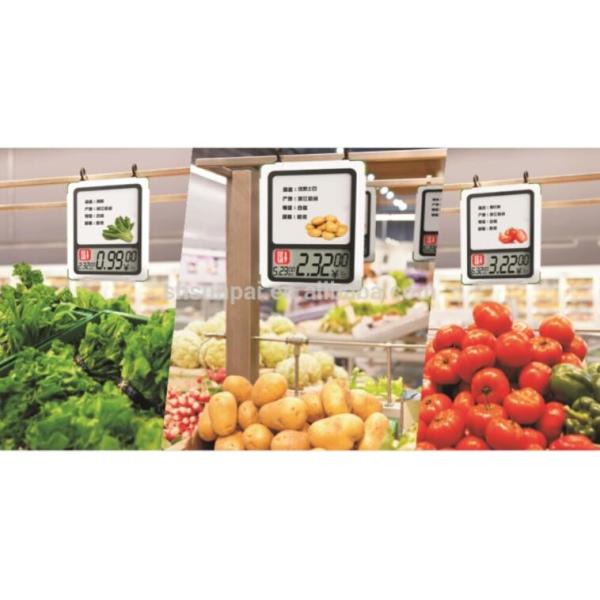 ESL electronic shelf label digital name tags.wireless esl system for supermarket