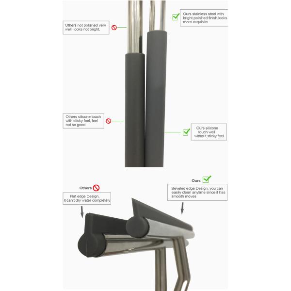 Factory Promotion Deluxe Chrome window wiper/windscreen wiper/Shower wiper