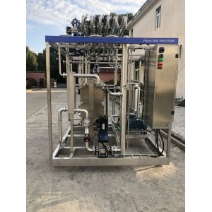 Customized 500-20000 L/H Pasteurizer For Orange/Apple/Coconut Juice Processing