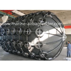 4.8m*8m 50kPa Port Pneuamtic Rubber Fenders High Performance With Chain Tyre Net