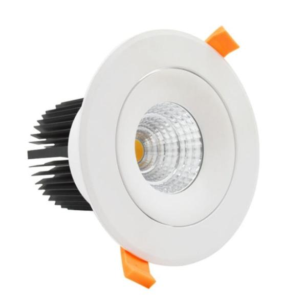 warm white 3000K 4000K 8inch 40 watt led downlight cob adjustable with 24deg