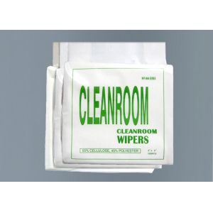 Low Particle Cleanroom Wipes Square Shaped Medium Duty Application