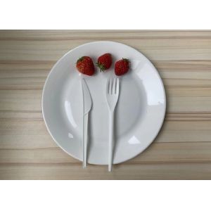 China Natural Color Biodegradable CPLA Eco Friendly Disposable Cutlery on sale