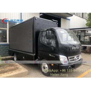 FOTON 4x2 Full Color P4 P5 P8 LED Digital Mobile Advertising Truck