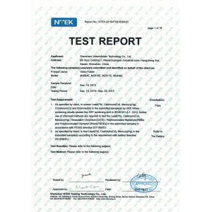 3D VR LCD Video Box POS Player with 4'' 5'' 7'' screen support 1080P 8GB memory