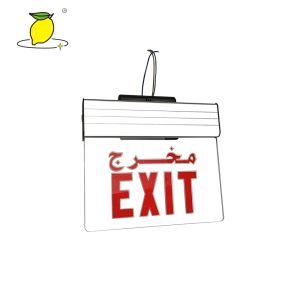 Professional LED Exit Sign With Emergency Lights CE ROHS Certificated