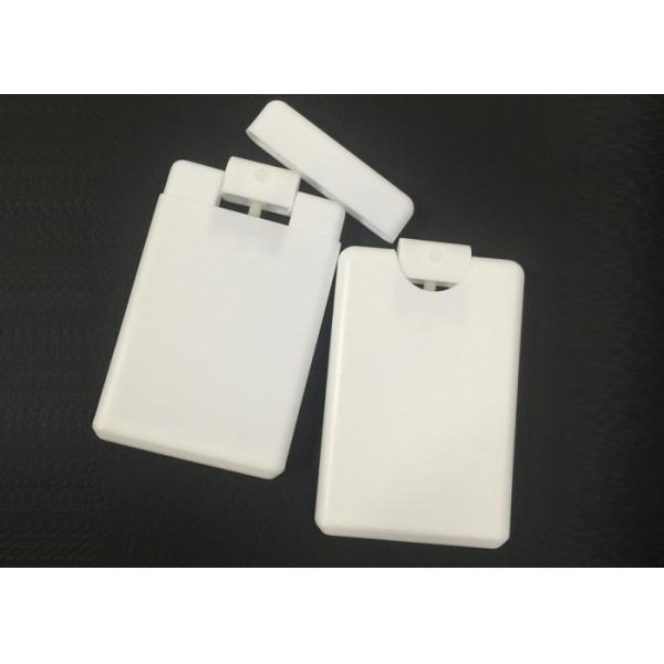 High quality card portable fine sprayer plastic 10ml 20ml credit card perfume bottle