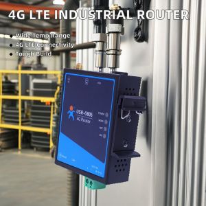 USR-G805-ECAUX Industrial 4G LTE Router 1000mbps Firewall And VPN Function