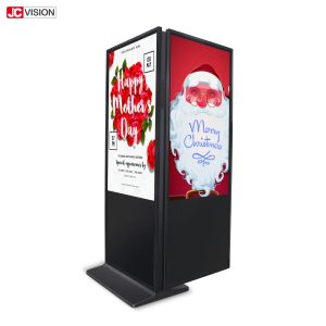 50000 Hours Indoor Digital Signage Displays , Double Sided Digital Signage Kiosk