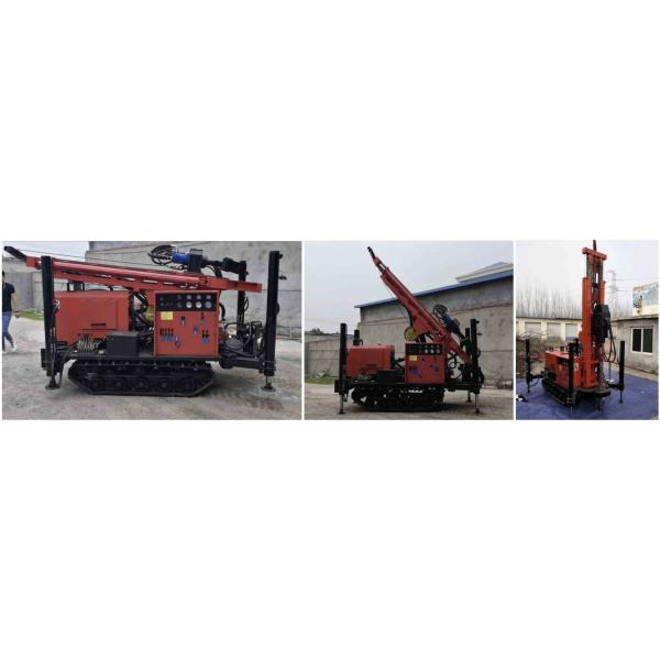 Pneumatic Water Well Drill Rig Crawler Mounted For 180m Drilling