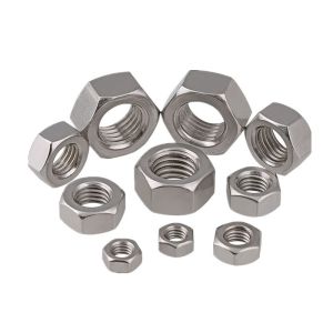 JISB1181 A2 70 Coarse Thread Stainless Steel Hex Nuts M3-M20 Nut Customizable