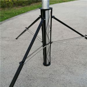 Guyed Push Up Lightweight 18M Telescopic Antenna Tower