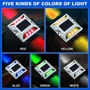 Cheap Light Sensor Solar Road Studs 2V/140MA with High Load Capacity for sale