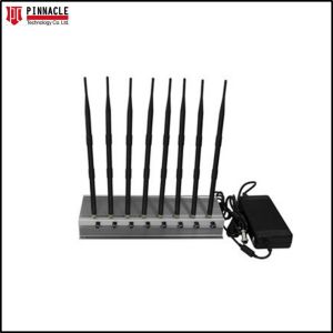 Cheap Powerful 8 Antennas Jammer Lojack GPS WiFi VHF UHF Cell Phone And Wifi Blocker 80W for sale