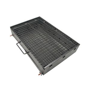 Carbon Steel 1.0mm Foldable Charcoal BBQ Grill With Grid