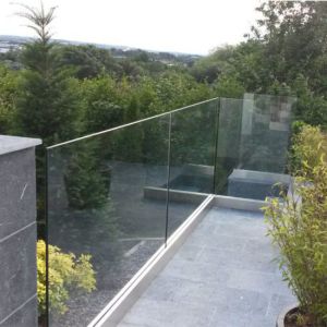 Security Building Tempered Glass Customized Glass Pool Fencing