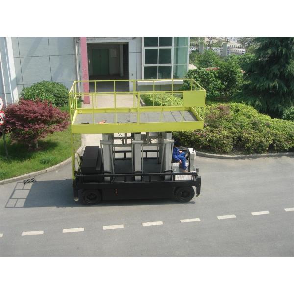 Quality Six Mast 12m Self Propelled Aerial Lift 400kg Capacity With Big Platform wholesale