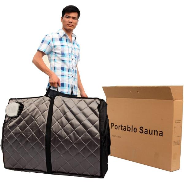 2021 Hot Sales Europe Hot Selling Portable Sauna Smart Infrared Weight Loss Sauna Room Computer Control Panel With Folding Chair