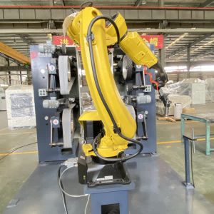 Polishing Machine With FUNAC Robotic Arm For Buffing Car Bodies , Interior