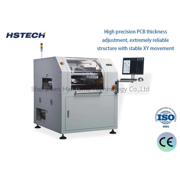 Patented Over the Top Clamping System Solder Paste Printer for PCBs up to