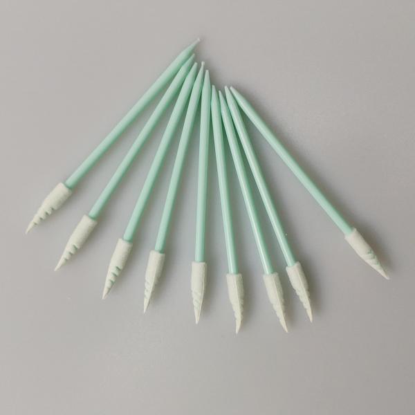 Quality Dust Free PP Stick Cleanroom Foam Swab Spiral Pointed Head wholesale