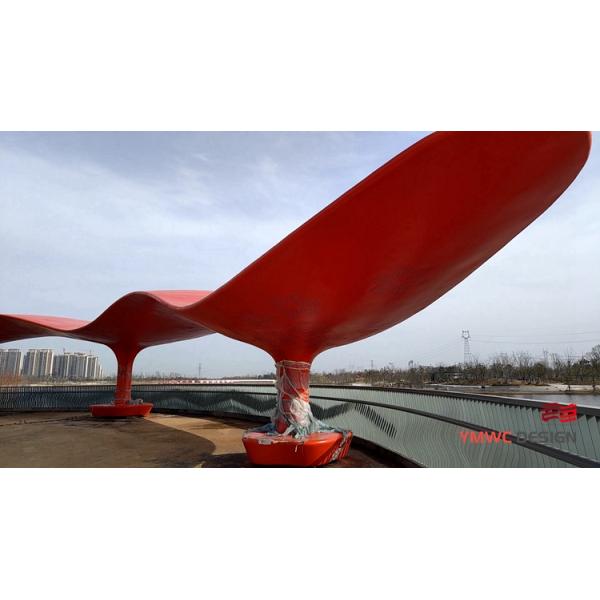 Customizable Outdoor Metal Pavilion for City Park Public Art Sculpture Shade Look