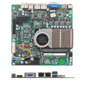 Cheap Whiskey Lake 8th Core I5-8265U Mini Itx Motherboard 4k Display 2LAN Support Touch Panel for sale