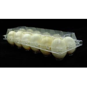 shenzhen factory supply stock egg tray 12 holes PVC folding boxes