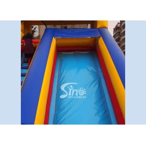 Outdoor 17' high front load kids inflatable dry slide with stoper in the end