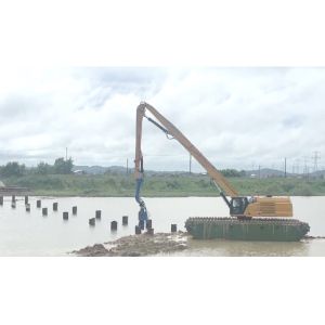 China Q355B Excavator Pile Driving Arm Piling Cement Pile Steel Pile for on sale