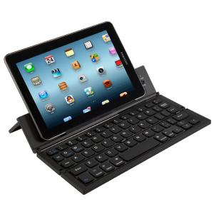 Cheap Aluminum Alloy Folding Bluetooth Keyboard Rechargeable With CE ROHS Approval for sale