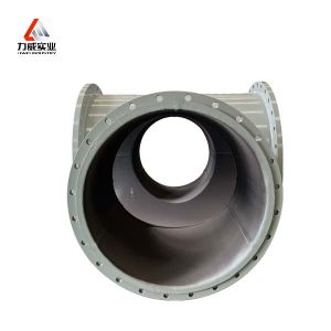 Flanged or Grooved Rubber Coated Pipeline Resistant to Wear and Tear for Long
