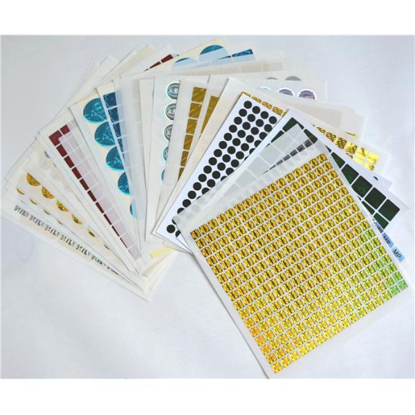 Quality Silver Spare Hologram Security Stickers Tamper Proof Scratch Off wholesale