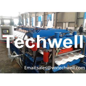 Chain Drive Roof Tile Making Machine With Touch Screen PLC Frequency Control