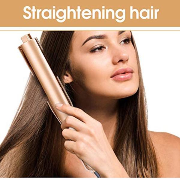 45W Hair Straightener And Curler 2 In 1 Ceramic PTC Heater Twisted Plates