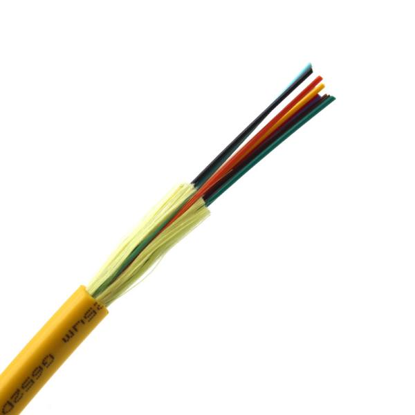 Quality Indoor Tight-buffered Fiber Optic Cable 2-24 Cores 10D/20D Bending Radius for FTTH wholesale