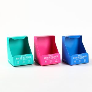 OEM PDQ Corrugated Eye Shadow Paper Cosmetic shippers Cardboard Display Stand