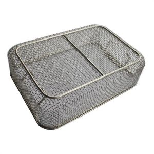 Medical Disinfection Square Hole 0.5mm Stainless Steel Mesh Basket