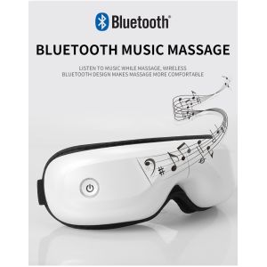 Cheap White Rechargeable Eye Massager With Heat And Cooling CE FCC for sale