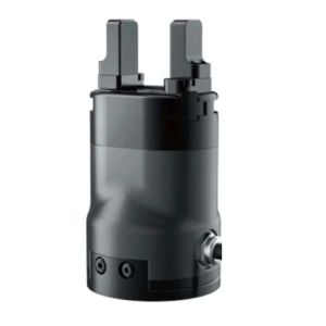 Robot Collaborative With Cooperative Parallel Electric Gripper PGC-140 As Cobot