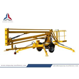 Diesel Trailer Articulated Towable Boom Lift Table with 12m Platform Height