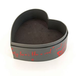 Customized Heart Shape Ppaer Boxes Cardboard Box With Window