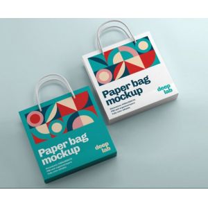 Embossed Printing Paper Bag 250gsm Printed Paper Carrier Bags